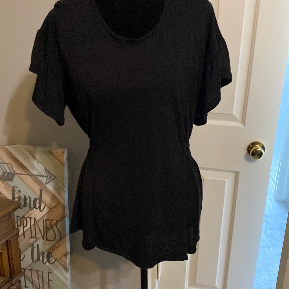 Lane Bryant tshirt with synched sides sz 14/16